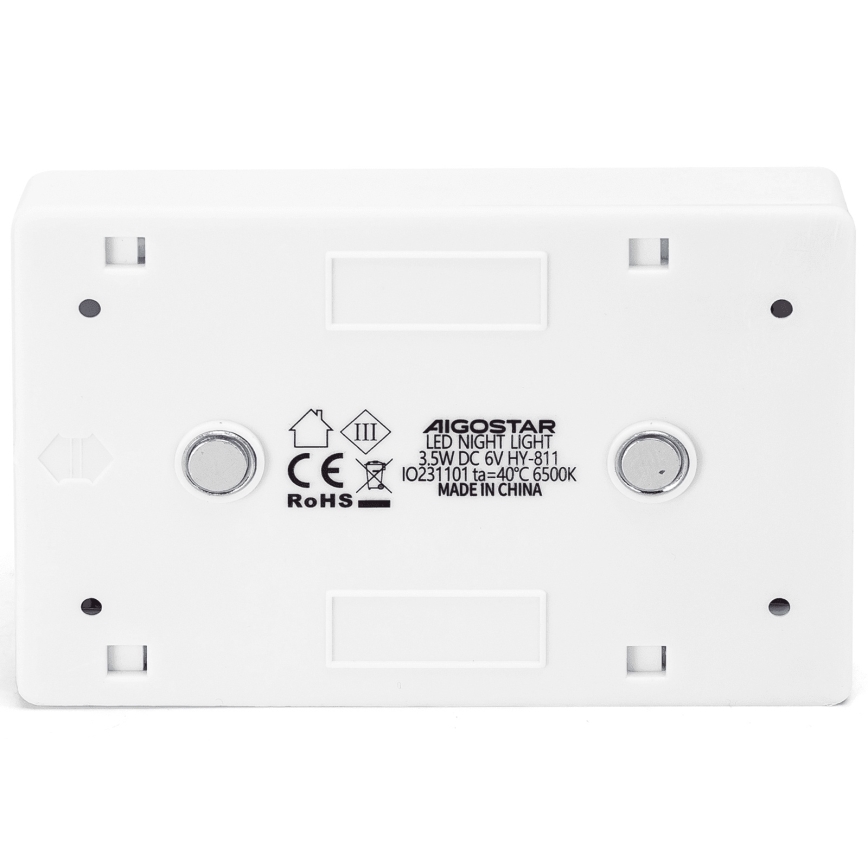 Aigostar - Преносима LED нощна лампа LED/4xAAA 6500K