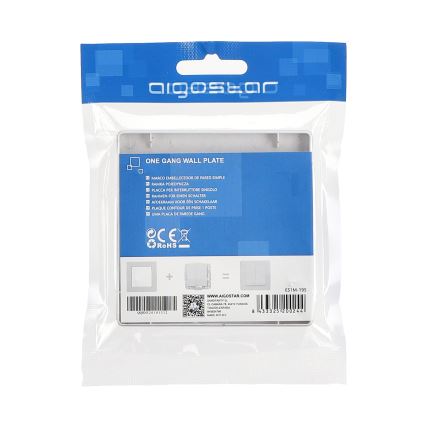 Aigostar - Проста сребриста пластмасова рамка