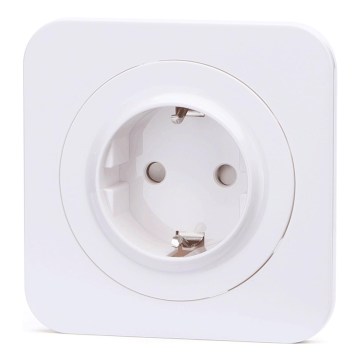 Aigostar - SCHUKO домашна розетка с рамка, 250V, бяла