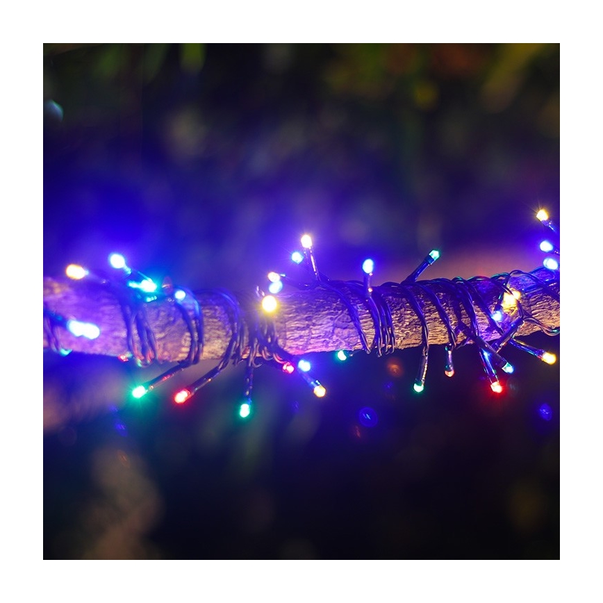 Aigostar - Соларен LED гирлянд 100xLED/8 функции, 12 м, IP65, многоцветен