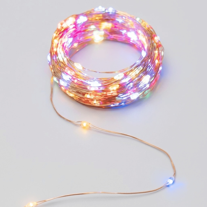 Aigostar - LED соларна гирлянда 200xLED/8 функции 22 m IP65 многоцветна 800 mAh