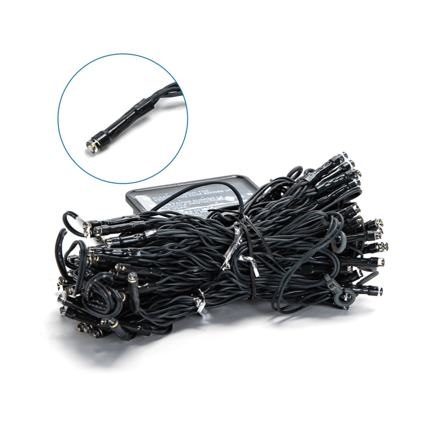 Aigostar - LED соларна гирлянда 100xLED/8 функции 4x1m IP65 топла бяла светлина 800 mAh