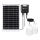 Aigostar - Соларен LED полилей 2xLED/35W/12V 6000 mAh 6500K IP65, диаметър 10 см + дистанционно управление