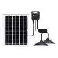 Aigostar - соларен LED полилей 2xLED/70W/12V 12000 mAh 6500K IP65 Ø 23,5 cm + дистанционно управление