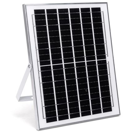Aigostar - Соларен LED полилей със сензор, 2xLED/70W/12V, 12000 mAh, 6500K, IP65, диаметър 12 см + дистанционно управление