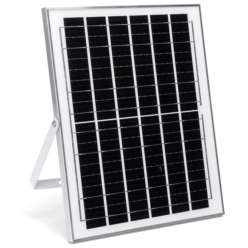 Aigostar - Соларен LED полилей със сензор, 2xLED/70W/12V, 12000 mAh, 6500K, IP65, диаметър 12 см + дистанционно управление