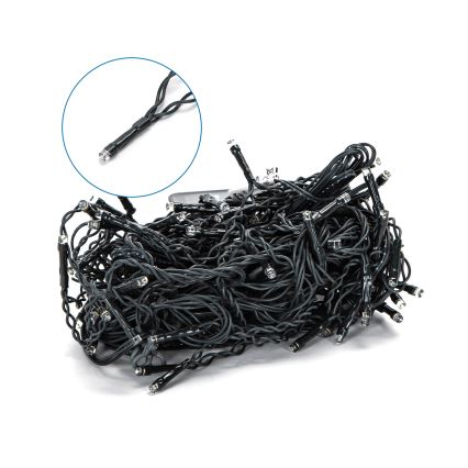 Aigostar - LED соларен  гирлянд 100xLED/8 функции 8x0,6m 500 mAh IP65 студено бяло