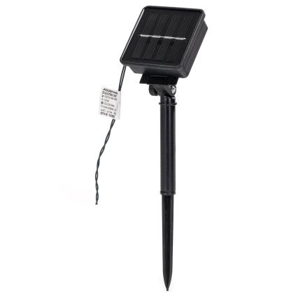 Aigostar - Соларна LED гирлянда 50xLED/8 режима 12m 800mAh IP65 топла бяла