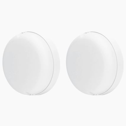 Aigostar - Соларно LED осветително тяло 2xLED/35W/12V 6000 mAh 6500K IP65 Ø 16,8 см + дистанционно управление