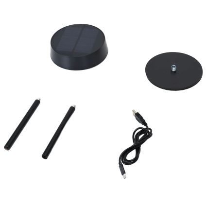 Aigostar - LED соларна лампа LED/2,4W/5V IP44 1800 mAh