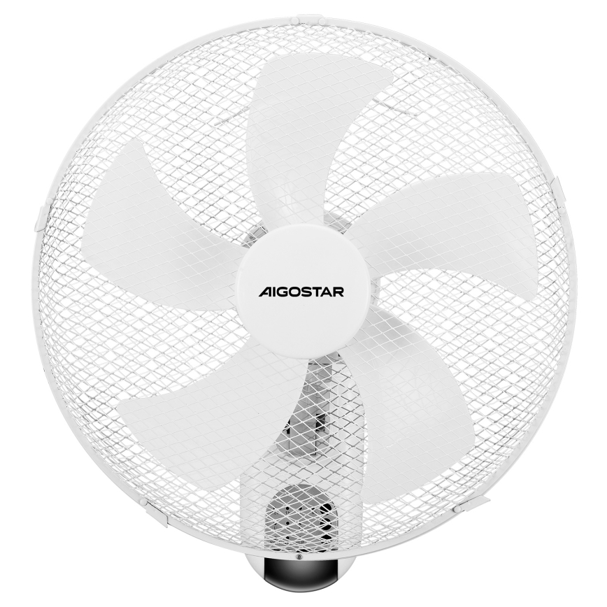 Aigostar -  Стенен вентилатор 45W/230V бял + дистанционно управление