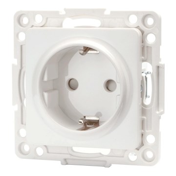 Aigostar - Стенна розетка без рамка SCHUKO 250V бяла