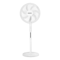 Aigostar - Стоящ вентилатор 60W/230V бял
