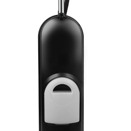 Aigostar - Стоящ вентилатор с ефект на мъгла 95W/230V черен/сив + дистанционно управление