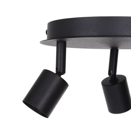 Aigostar - Точково осветително тяло 3xGU10/60W/230V черно