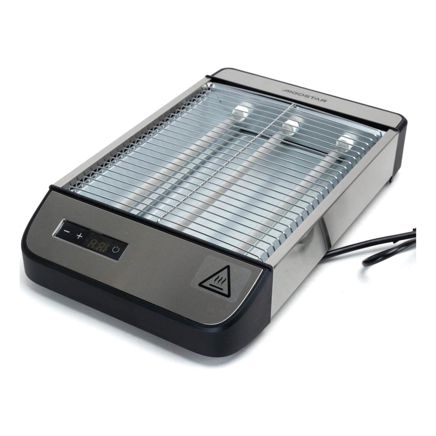 Aigostar - Тостер 840-1000W/230V матов хром