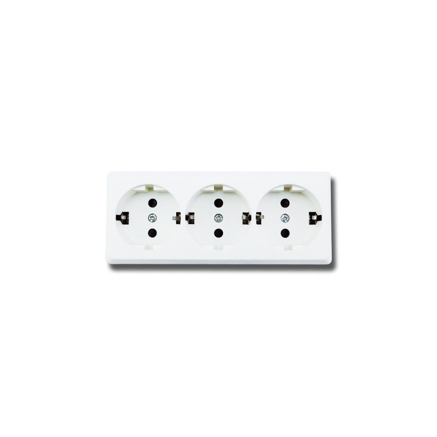Aigostar - Тройна домашна Schuko розетка 250/16A
