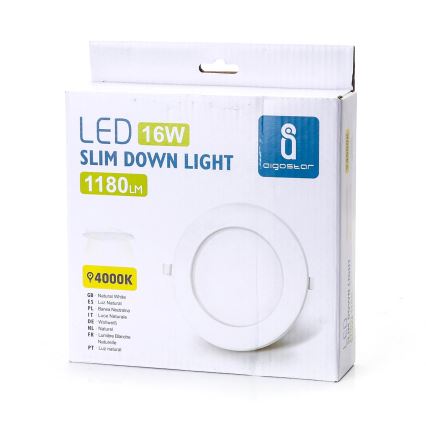Aigostar - ULTRATHIN LED вградено осветително тяло/16W/230V/4000K бяло