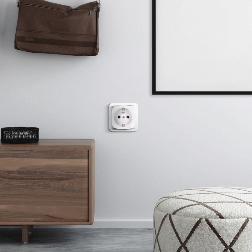 Aigostar - Умен контакт E 2300W Wi-Fi Tuya