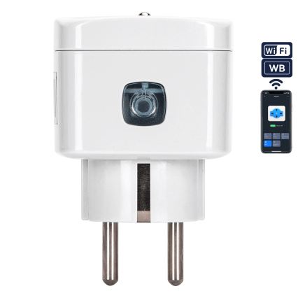 Aigostar - Умен контакт E 2300W Wi-Fi Tuya