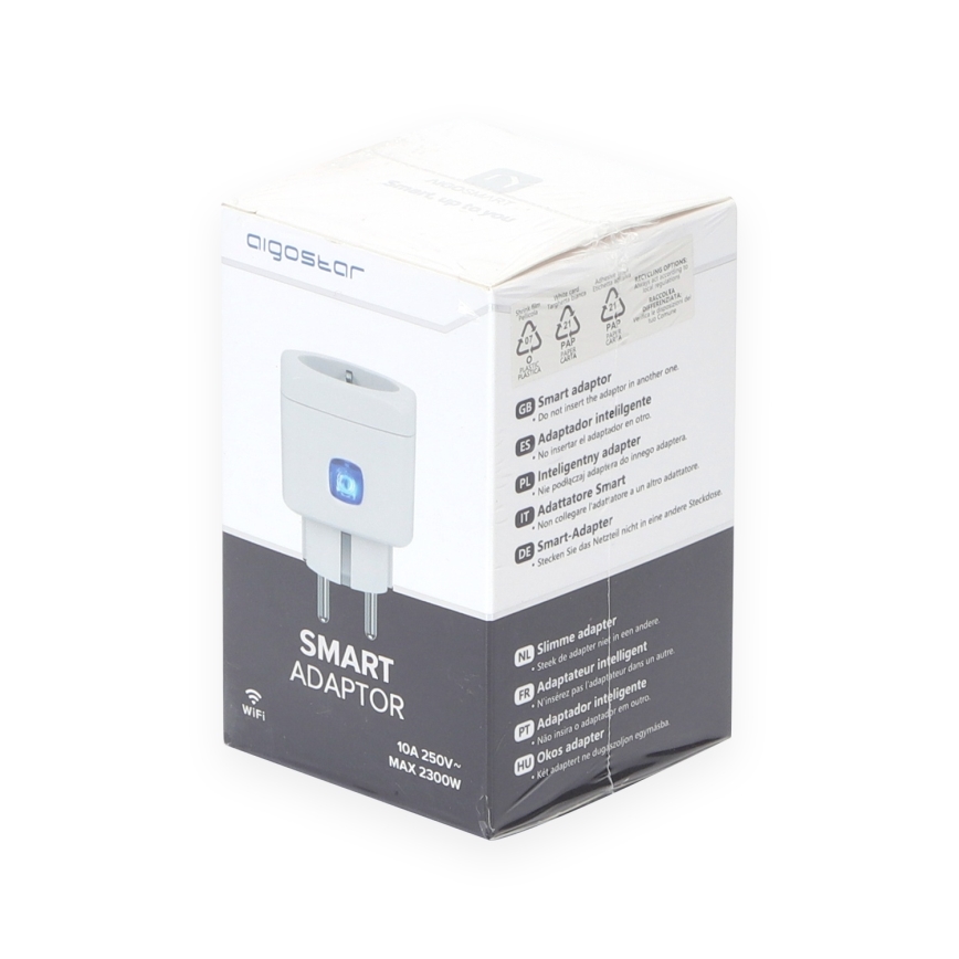 Aigostar - Умен контакт F 2300W Wi-Fi Tuya
