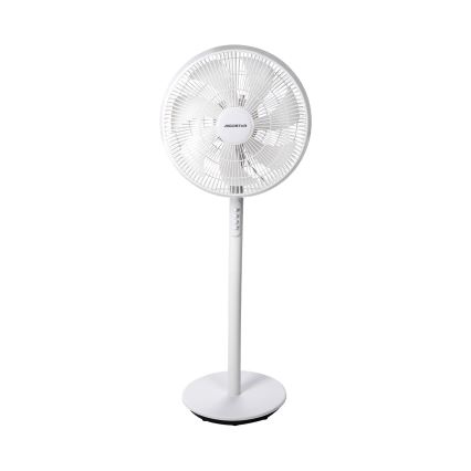 Aigostar - Вентилатор на стойка 45 W / 230 V, диаметър 35 см, бял
