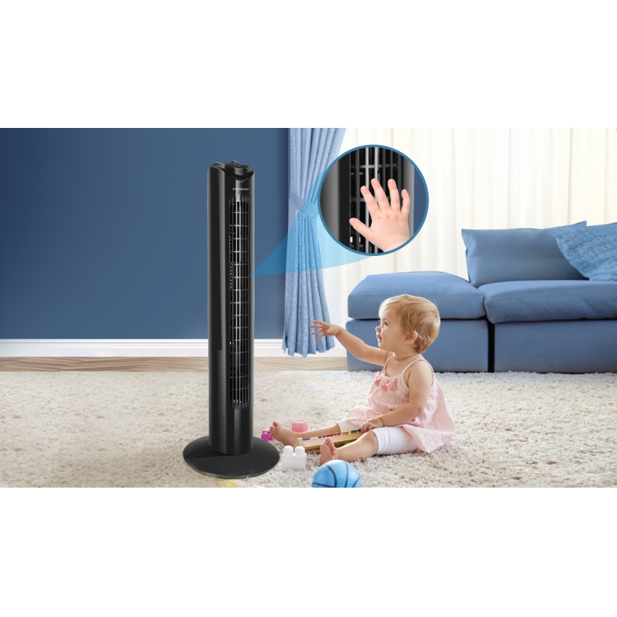 Aigostar - Вентилатор тип кула 45W/230V черен