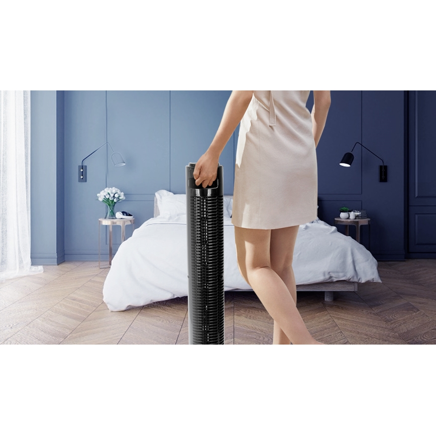 Aigostar - Вентилатор тип кула 45W/230V черен