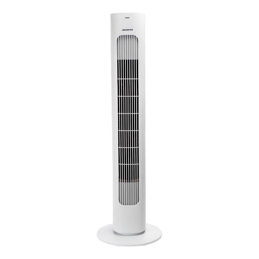 Aigostar - Вентилатор тип кула 50W/230V бял + дистанционно управление
