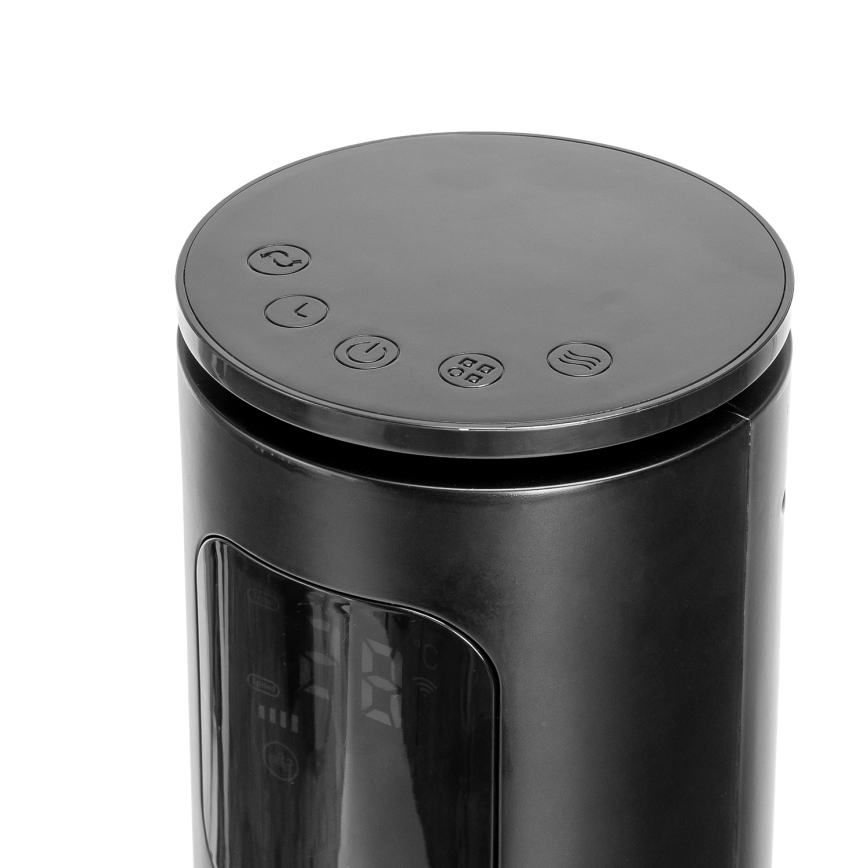 Aigostar - Вентилатор тип кула 50W/230V черен Wi-Fi + дистанционно управление