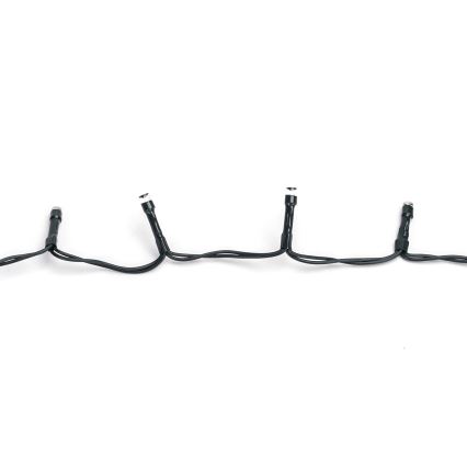 Aigostar - LED външна коледна гирлянда 100xLED/8 функции 3xAA 5,3 m IP44 топла бяла