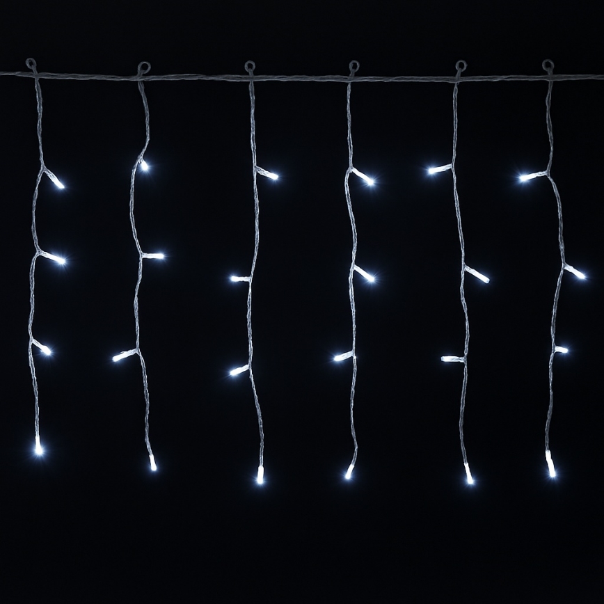 Aigostar - LED външна гирлянда 400 LED/8 режима 20x0,4 m IP44 студено бяло