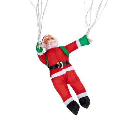 Aigostar - Външна LED коледна декорация LED/3xAA IP44 Дядо Коледа