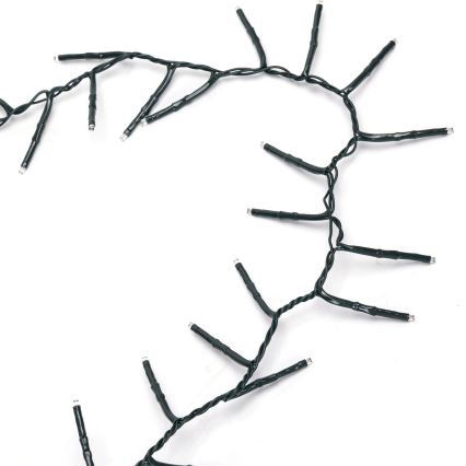 Aigostar - Външна LED коледна гирлянда, 200 LED, 8 функции, 8 м, IP44, студено бяло