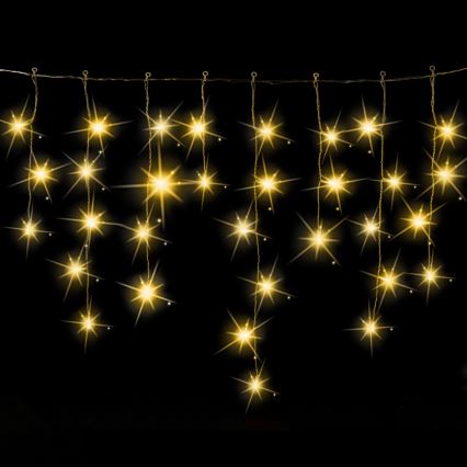 Aigostar - външна LED коледна гирлянда 200xLED 8x0,6m IP44 топла бяла светлина