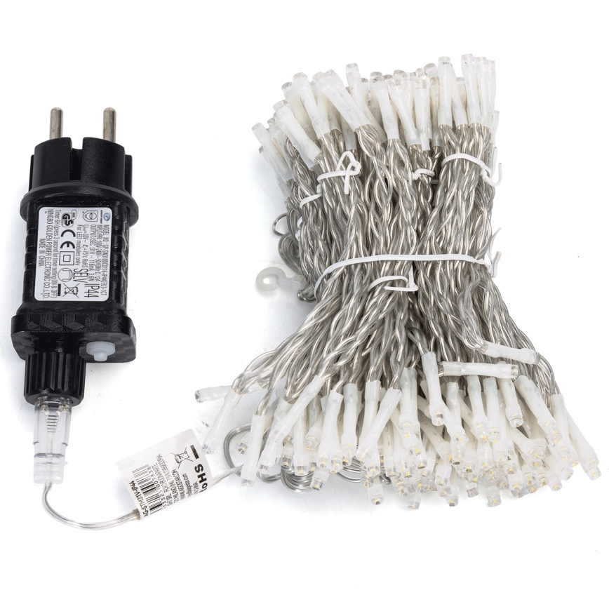 Aigostar - Външна LED коледна верига 234xLED/8 режима 1,2x1,8 m IP44 многоцветна