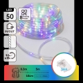Aigostar - Външна коледна LED гирлянда, 50 LED, 8 режима, 3xAA, 5,3 m, IP44, многоцветна