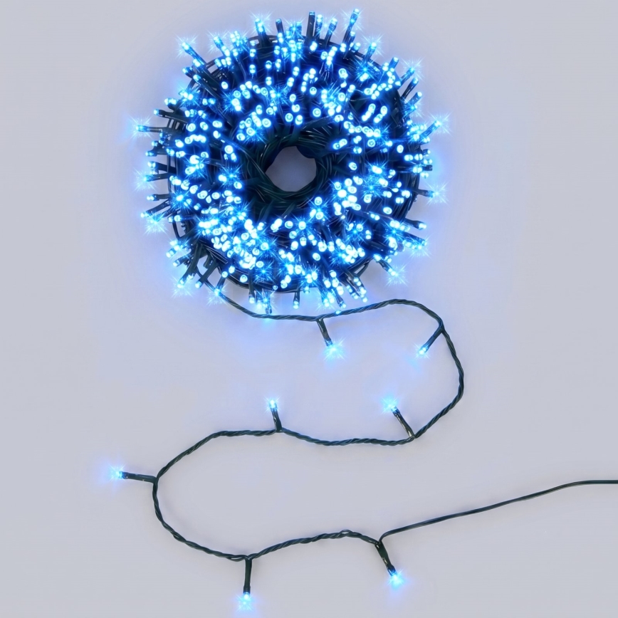 Aigostar - Външна коледна LED верига 200xLED 23m IP44 синя
