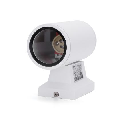 Aigostar - Външно стенно осветително тяло 1xGU10/230V IP65 бяло кръгло