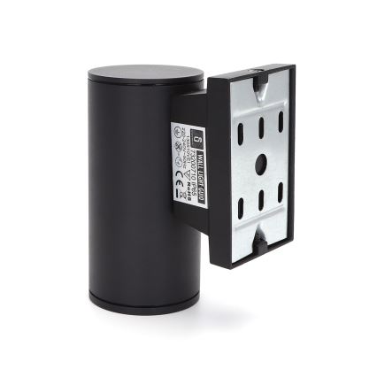Aigostar - Външно стенно осветително тяло 1xGU10/230V IP65 черно кръгло