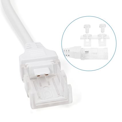 Aigostar - Захранване за LED ленти 10 мм, 600 W/230 V, бяло