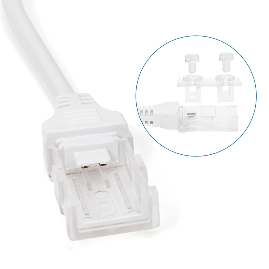 Aigostar - Захранване за LED ленти 10 мм, 600 W/230 V, бяло
