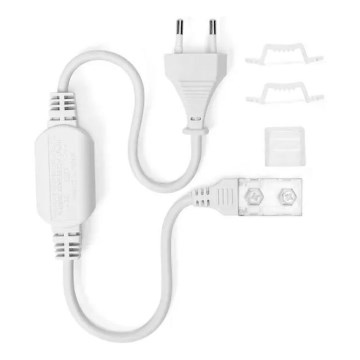 Aigostar - Захранващ блок за LED ленти 8 мм 600W/230V бял