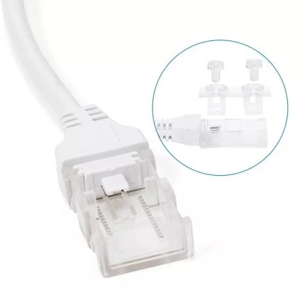 Aigostar - Захранващ блок за LED ленти 8 мм 600W/230V бял