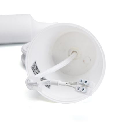 Aigostar - Захранващ кабел 1xE27/60W/250V бял