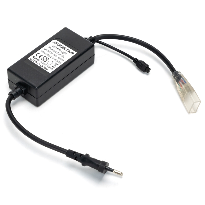 Aigostar - Захранващ кабел за LED RGB лента 1000W/230V с дистанционно управление