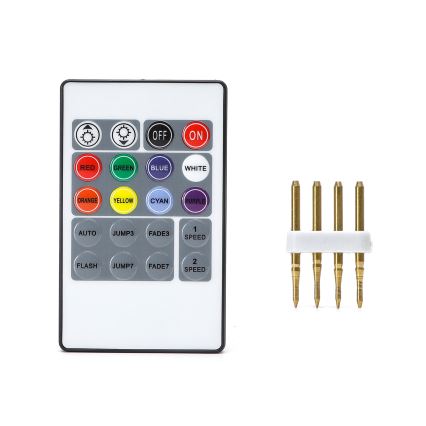 Aigostar - Захранващ кабел за LED RGB лента 600W/230V с дистанционно управление