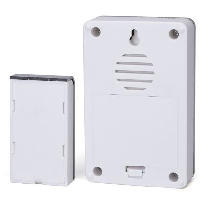 Aigostar - К-кт 2x Безжичен звънец 3xAA/12V IP44 бял