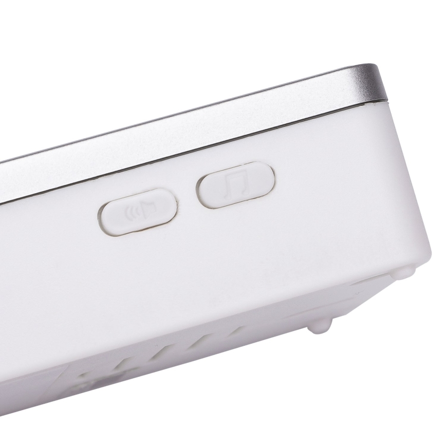 Aigostar - К-кт 2x Безжичен звънец 3xAA/12V IP44 бял