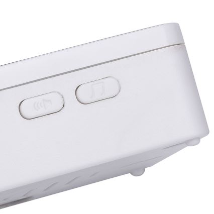 Aigostar - К-кт 2x Безжичен звънец 3xAA/12V IP44 бял/черен